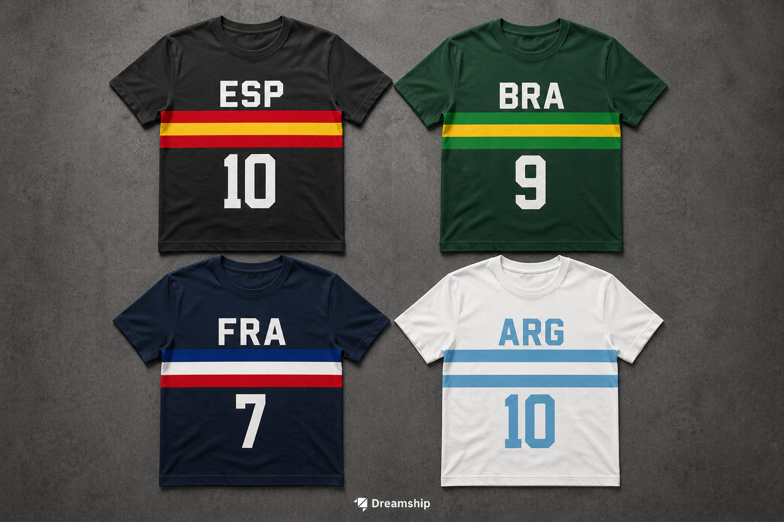 Original country pride badge designs for World Cup 2026