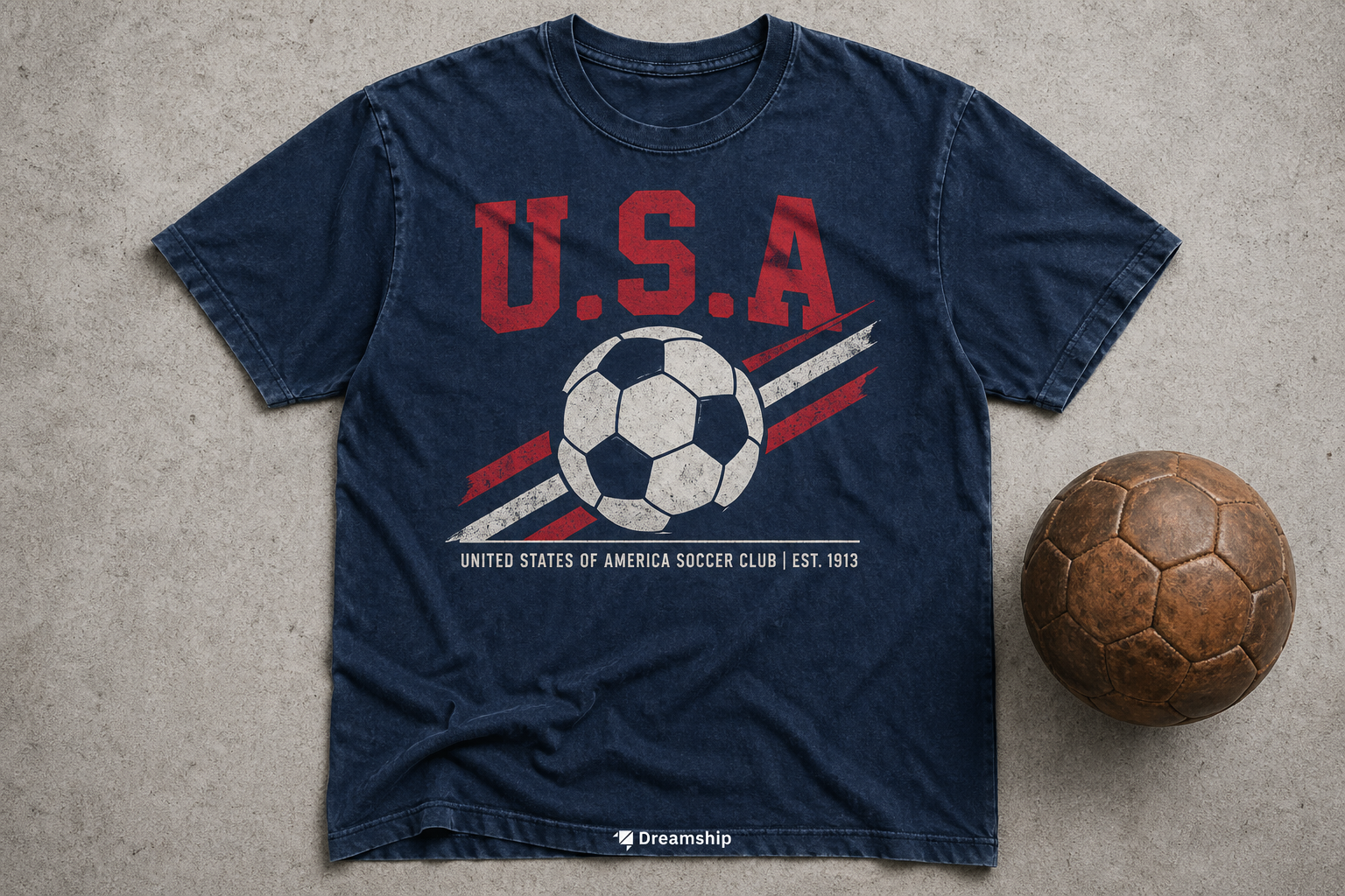 Blokecore retro soccer shirt design for 2026 vintage USA style