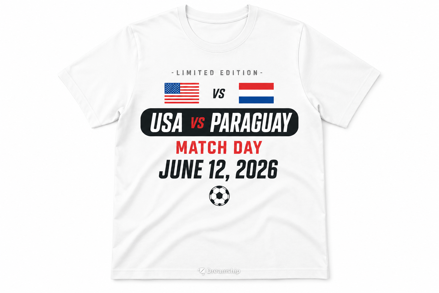 World Cup 2026 match day shirt USA vs Paraguay June 12 2026