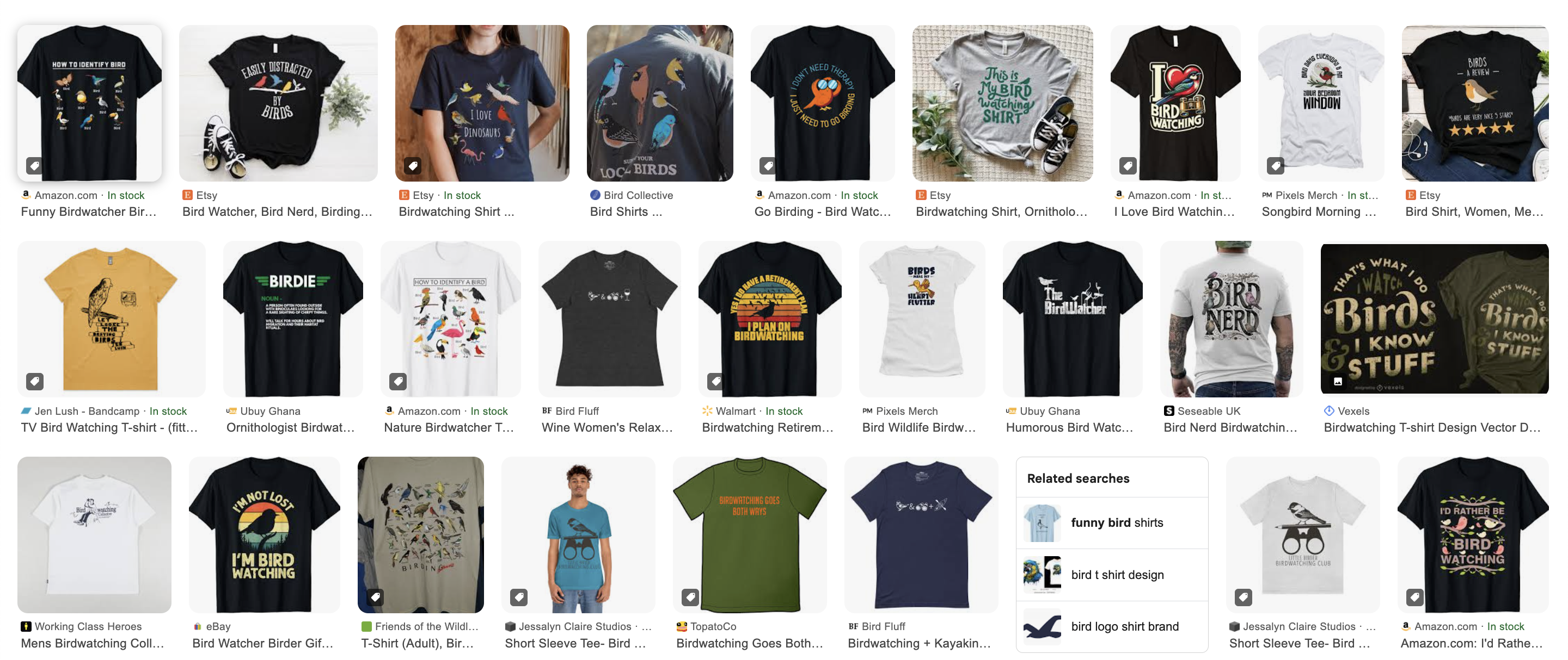 Xu hướng thiết kế birdwatching phổ biến