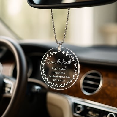 wedding favor car ornament