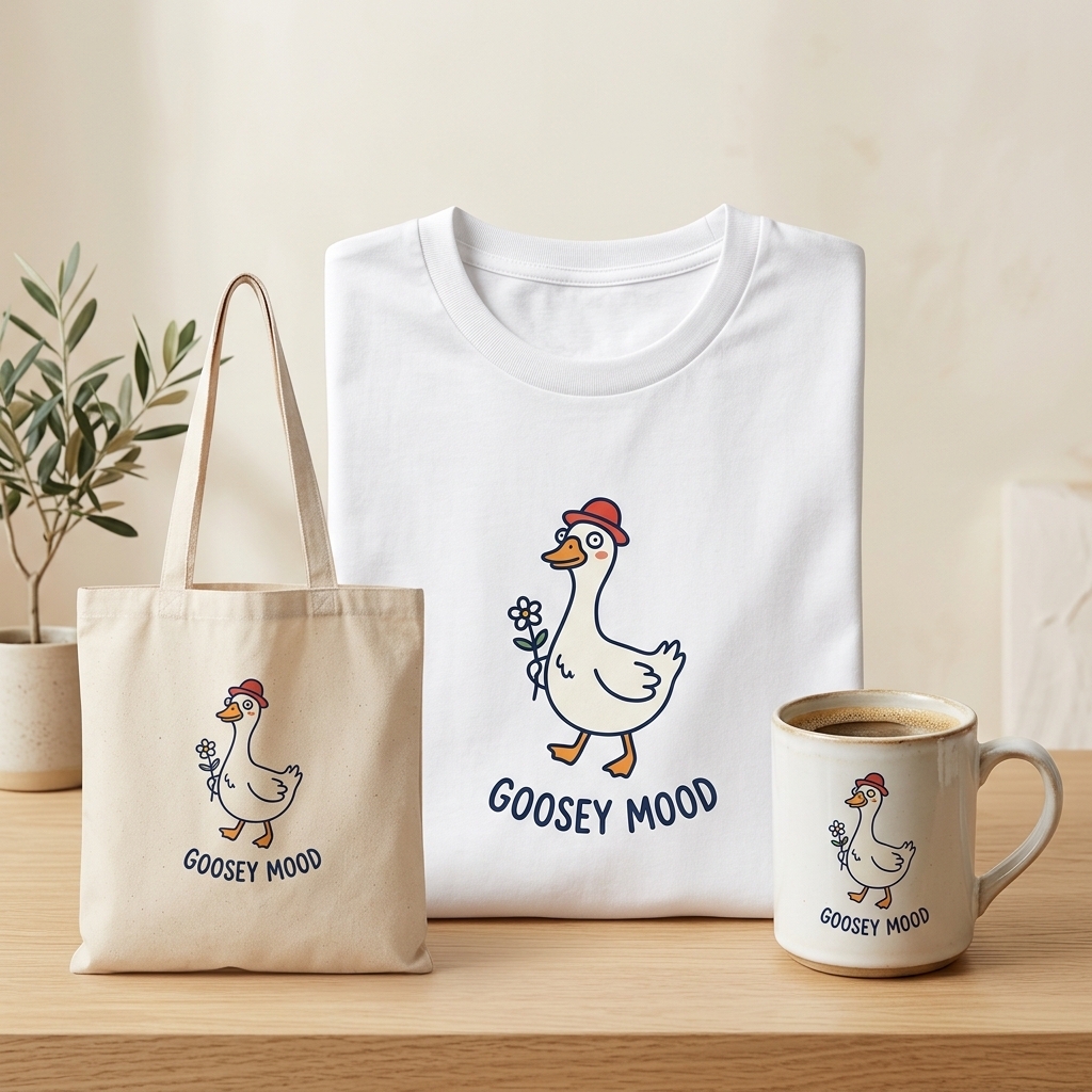 Silly Goose POD Products Mockup